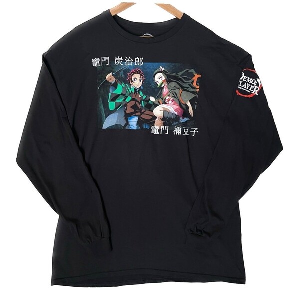 Demon Slayer Tanjiro & Nezuko Longsleeve Unisex Size XL - Picture 1 of 7